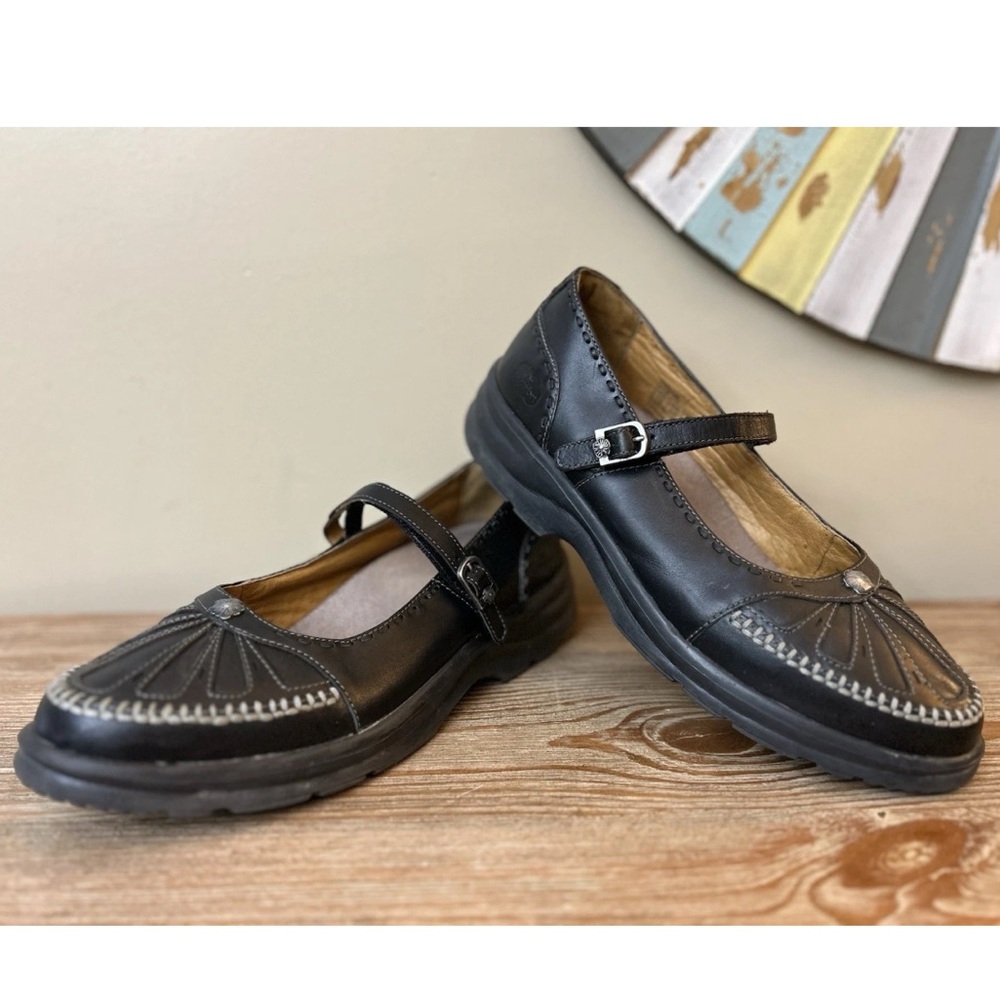 Dr Comfort Black Leather Paradise Classic Mary Jane Shoe Size 11